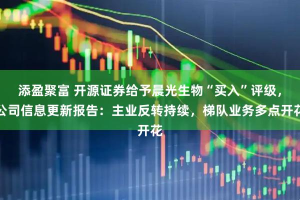 添盈聚富 开源证券给予晨光生物“买入”评级，公司信息更新报告：主业反转持续，梯队业务多点开花